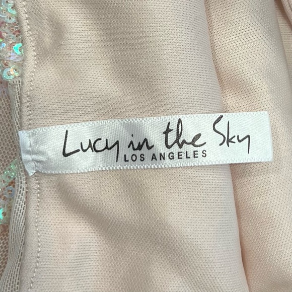 Lucy in the Sky sequin mini prom formal homecoming dress size XL - Picture 7 of 9